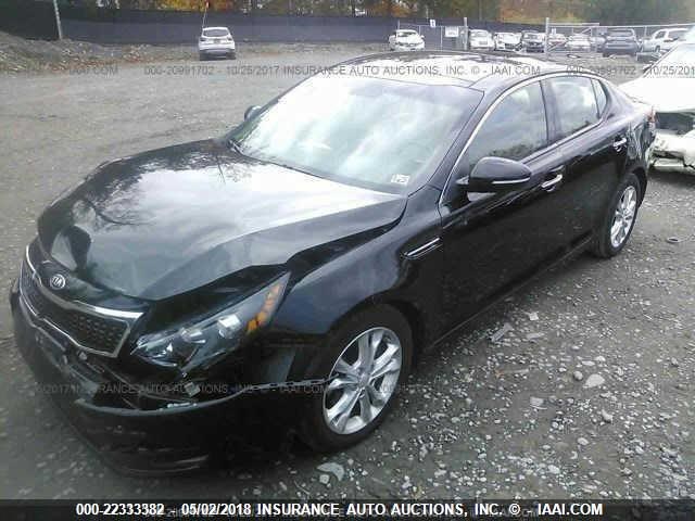 5XXGN4A7XDG158384 - 2013 KIA OPTIMA EX BLACK photo 2