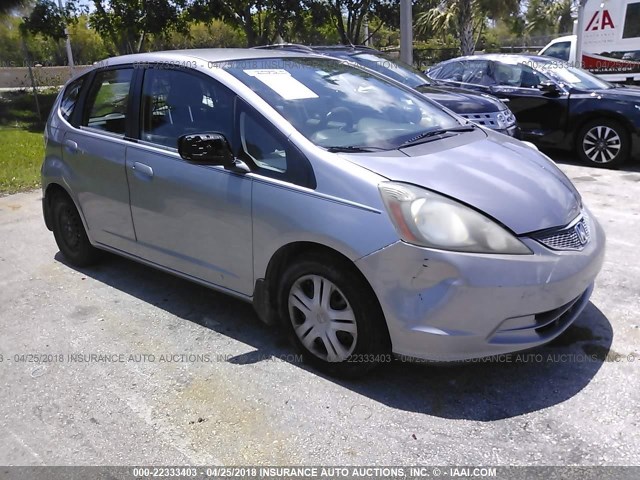 JHMGE88249S052915 - 2009 HONDA FIT SILVER photo 1