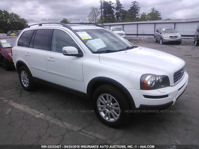 YV4CZ982481465820 - 2008 VOLVO XC90 3.2 WHITE photo 1