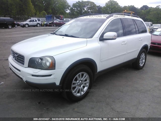 YV4CZ982481465820 - 2008 VOLVO XC90 3.2 WHITE photo 2