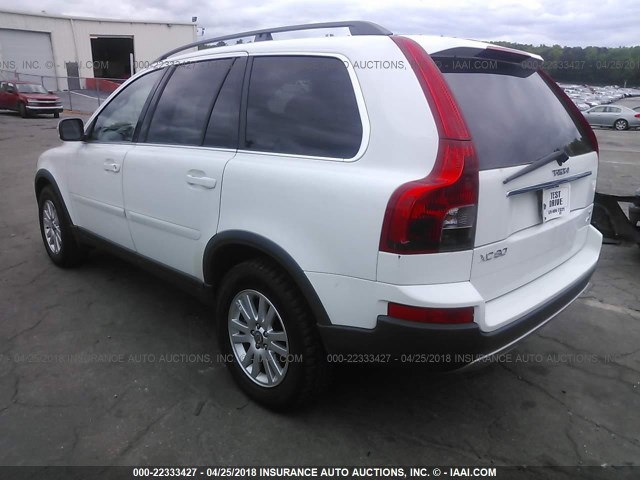 YV4CZ982481465820 - 2008 VOLVO XC90 3.2 WHITE photo 3