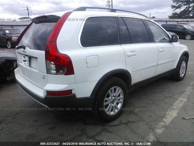 YV4CZ982481465820 - 2008 VOLVO XC90 3.2 WHITE photo 4