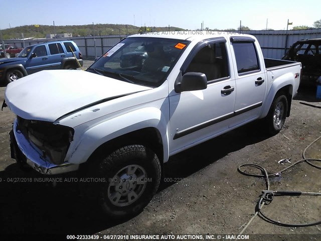 1GCDT43E088232358 - 2008 CHEVROLET COLORADO LT WHITE photo 2