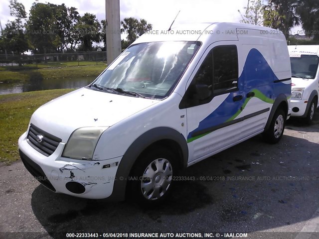 NM0LS7BN9AT008815 - 2010 FORD TRANSIT CONNECT XLT WHITE photo 2