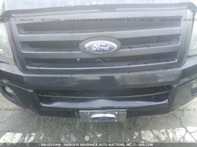 1FMFK19538LA60188 - 2008 FORD EXPEDITION EL LIMITED BLACK photo 6