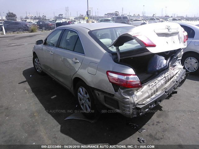 4T1BE46K97U597481 - 2007 TOYOTA CAMRY NEW GENERAT CE/LE/XLE/SE TAN photo 3