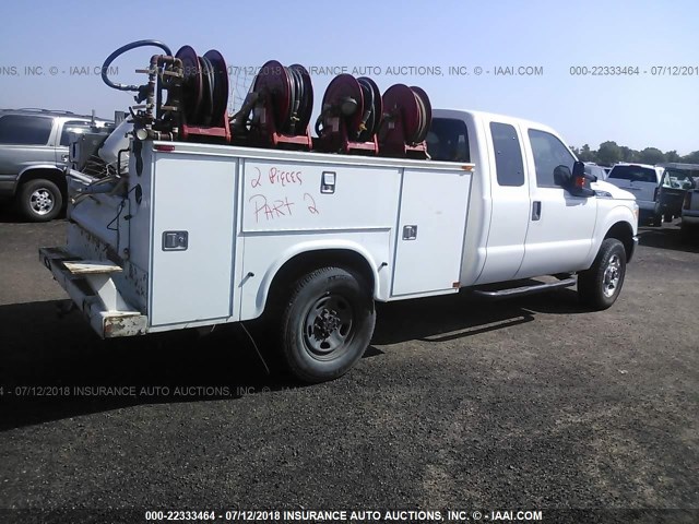 1FT8X3B6XDEB62616 - 2013 FORD F350 SUPER DUTY WHITE photo 4