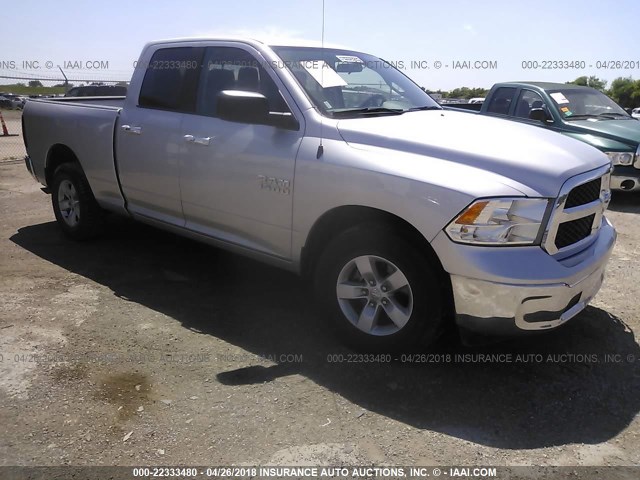 1C6RR6GG0HS735457 - 2017 RAM 1500 SLT SILVER photo 1