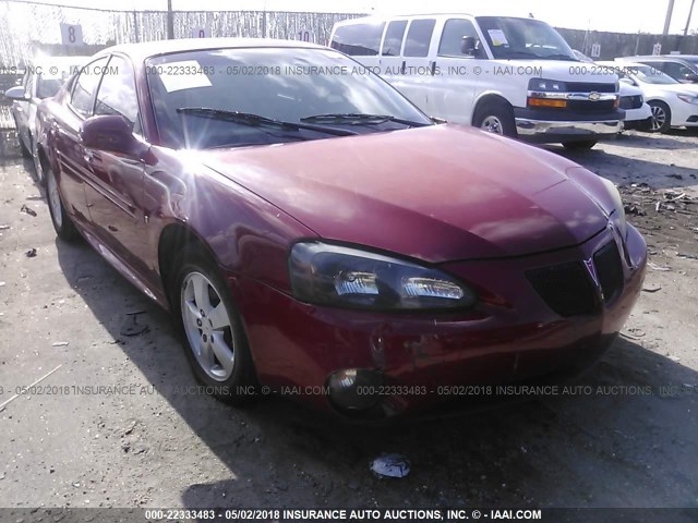 2G2WP552381130582 - 2008 PONTIAC GRAND PRIX წითელი ფოტო 1