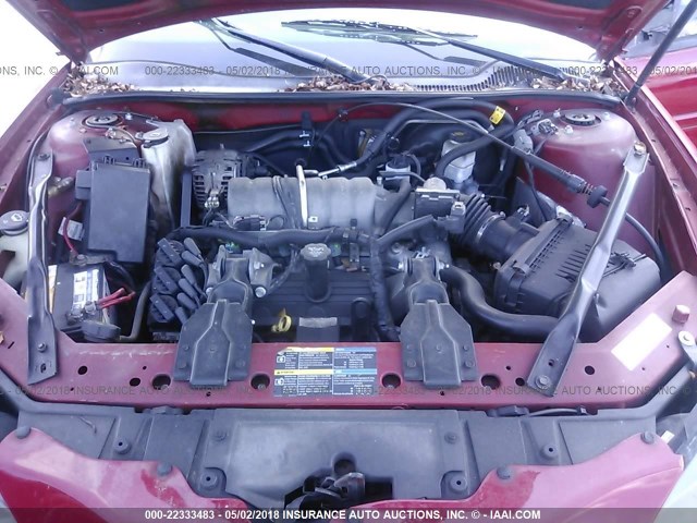 2G2WP552381130582 - 2008 PONTIAC GRAND PRIX წითელი ფოტო 10