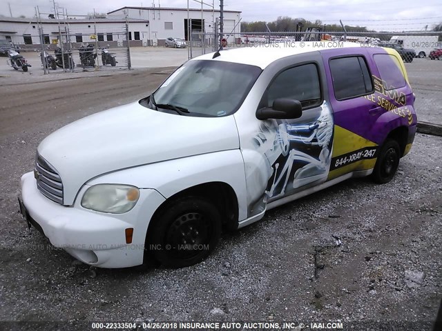 3GNDA13D18S638630 - 2008 CHEVROLET HHR LS WHITE photo 2