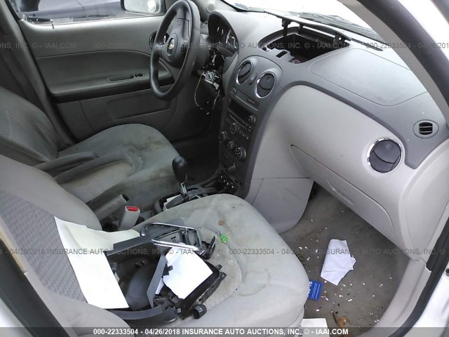 3GNDA13D18S638630 - 2008 CHEVROLET HHR LS WHITE photo 5