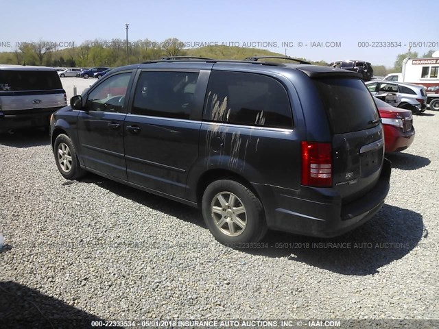 2A8HR54P28R613213 - 2008 CHRYSLER TOWN & COUNTRY TOURING BLUE photo 3
