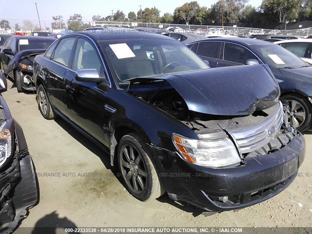 1FAHP24W48G173568 - 2008 FORD TAURUS SEL Dark Blue photo 1