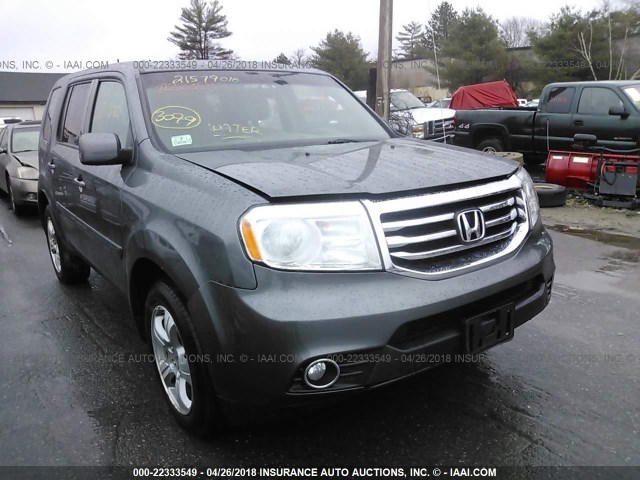 5FNYF4H40CB072600 - 2012 HONDA PILOT EX GRAY photo 1