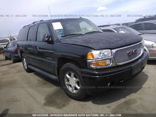 1GKFK66U32J275784 - 2002 GMC DENALI XL K1500 BLACK photo 1