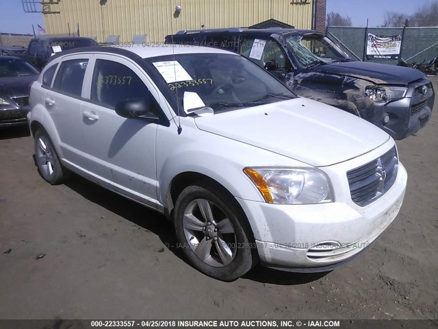 1B3CB4HA8AD613118 - 2010 DODGE CALIBER SXT WHITE photo 1