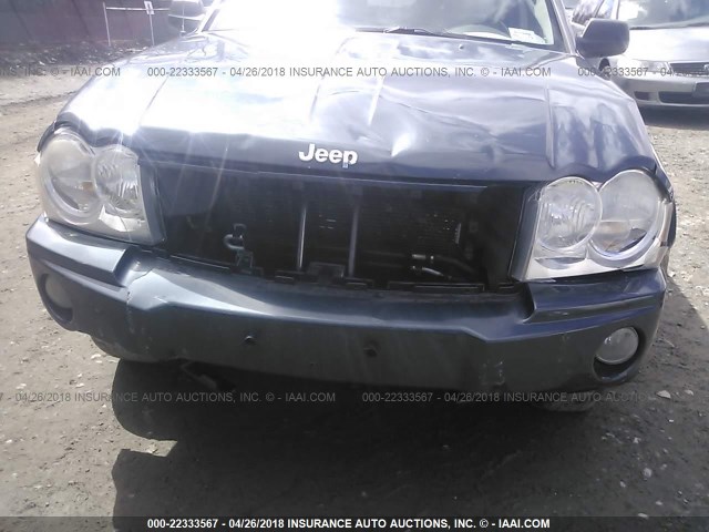 1J8GR48K97C583767 - 2007 JEEP GRAND CHEROKEE LAREDO/COLUMBIA/FREEDOM GRAY photo 6