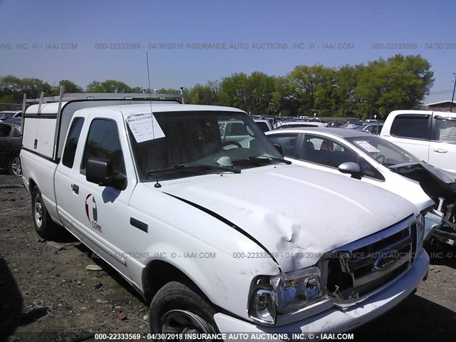 1FTYR44U98PA42103 - 2008 FORD RANGER SUPER CAB WHITE photo 1