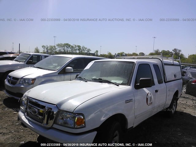 1FTYR44U98PA42103 - 2008 FORD RANGER SUPER CAB WHITE photo 2