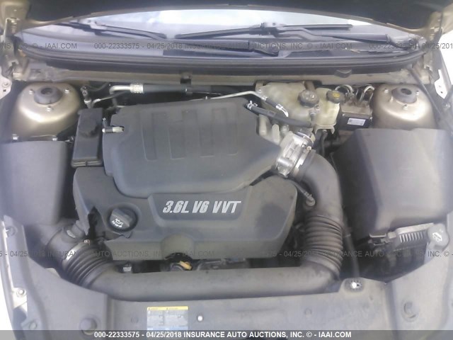 1G1ZK57798F243969 - 2008 CHEVROLET MALIBU LTZ 金色 照片 10