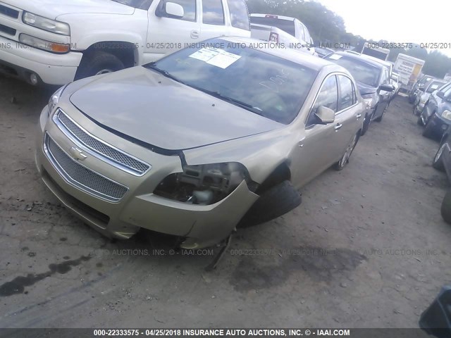 1G1ZK57798F243969 - 2008 CHEVROLET MALIBU LTZ 金色 照片 2