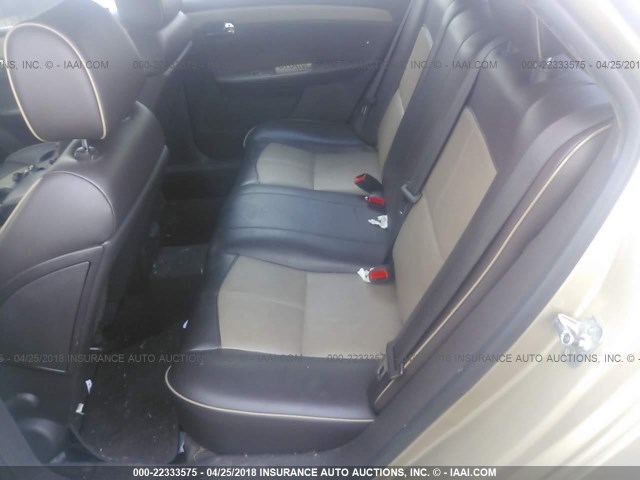 1G1ZK57798F243969 - 2008 CHEVROLET MALIBU LTZ 金色 照片 8