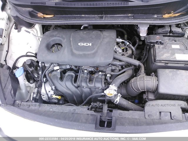 KNADM4A36G6657833 - 2016 KIA RIO LX Սպիտակ լուսանկար 10