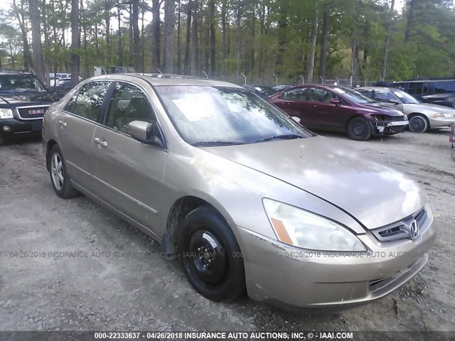 1HGCM56673A129850 - 2003 HONDA ACCORD EX 金色 照片 1