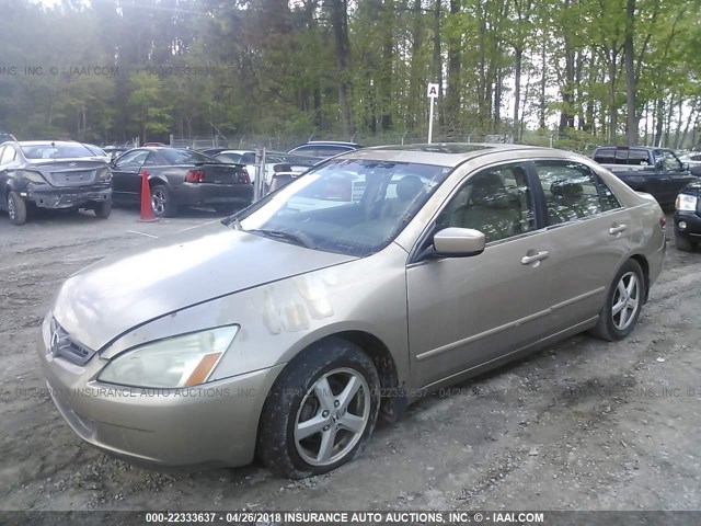 1HGCM56673A129850 - 2003 HONDA ACCORD EX 金色 照片 2