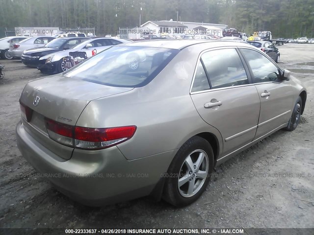 1HGCM56673A129850 - 2003 HONDA ACCORD EX 金色 照片 4