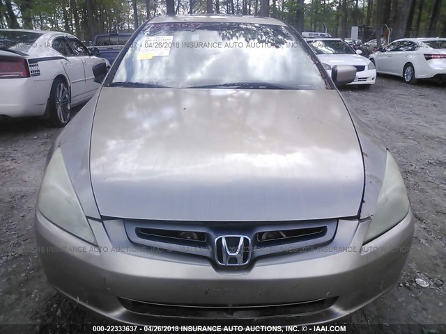 1HGCM56673A129850 - 2003 HONDA ACCORD EX 金色 照片 6