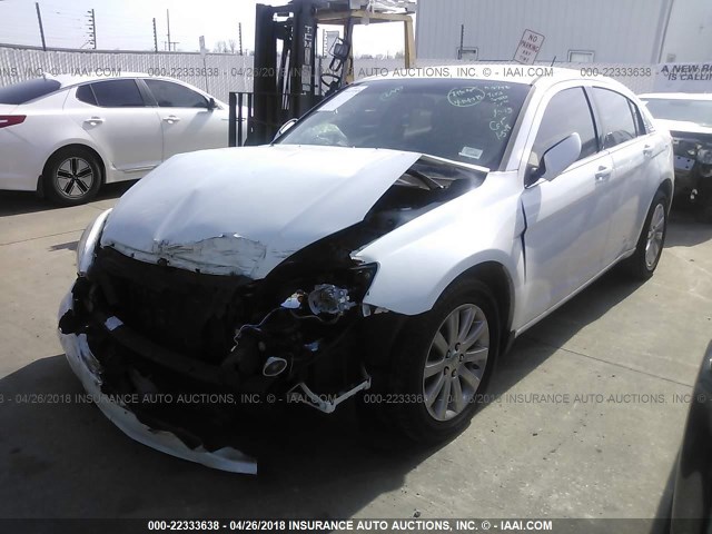 1C3CCBBB7DN500975 - 2013 CHRYSLER 200 TOURING WHITE photo 2