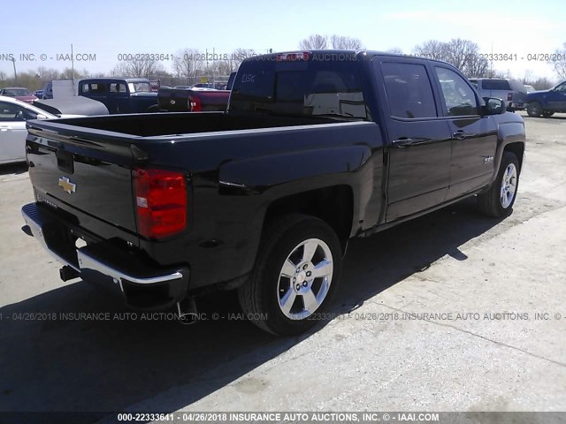 3GCPCRECXHG300276 - 2017 CHEVROLET SILVERADO C1500 LT BLACK photo 4