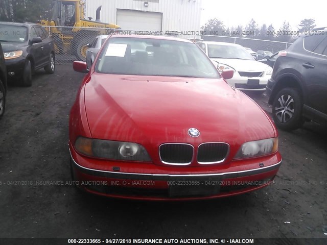 WBADM6345YGU25656 - 2000 BMW 528 I AUTOMATIC RED photo 6