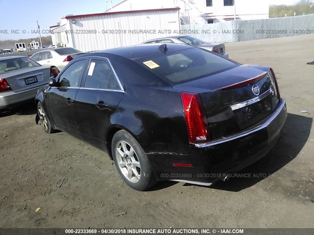 1G6DG577390155333 - 2009 CADILLAC CTS BLACK photo 3