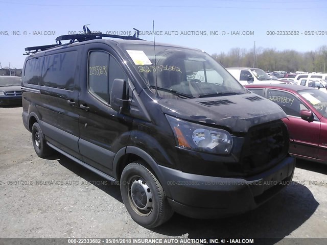 1FTYE1YM4FKA27894 - 2015 FORD TRANSIT T-150 BLACK photo 1