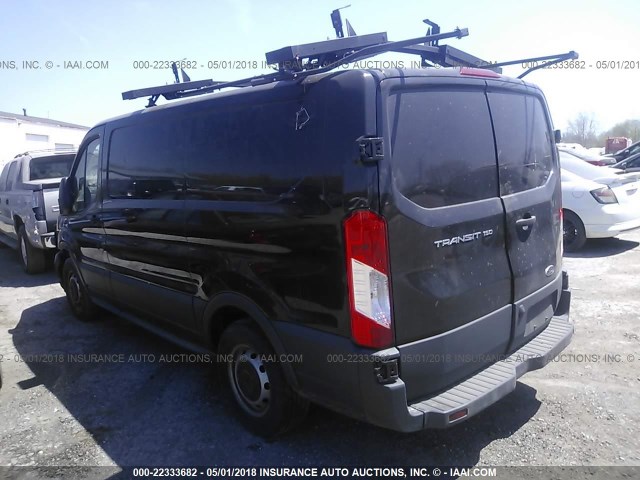 1FTYE1YM4FKA27894 - 2015 FORD TRANSIT T-150 BLACK photo 3