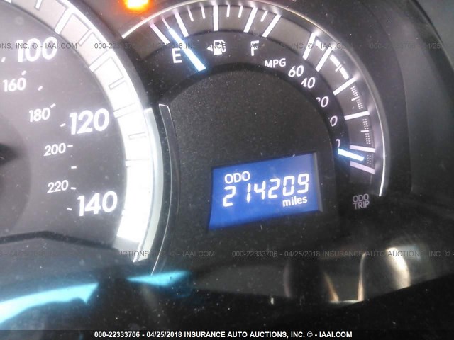 4T1BF1FK3CU166513 - 2012 TOYOTA CAMRY SE/LE/XLE BLACK photo 7