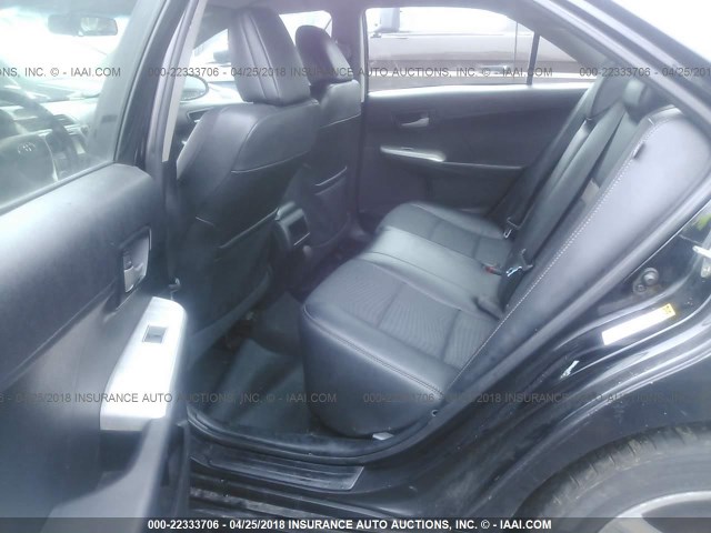 4T1BF1FK3CU166513 - 2012 TOYOTA CAMRY SE/LE/XLE BLACK photo 8