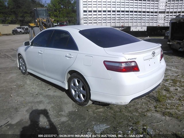 4T1BE46K17U539252 - 2007 TOYOTA CAMRY NEW GENERAT CE/LE/XLE/SE WHITE photo 3