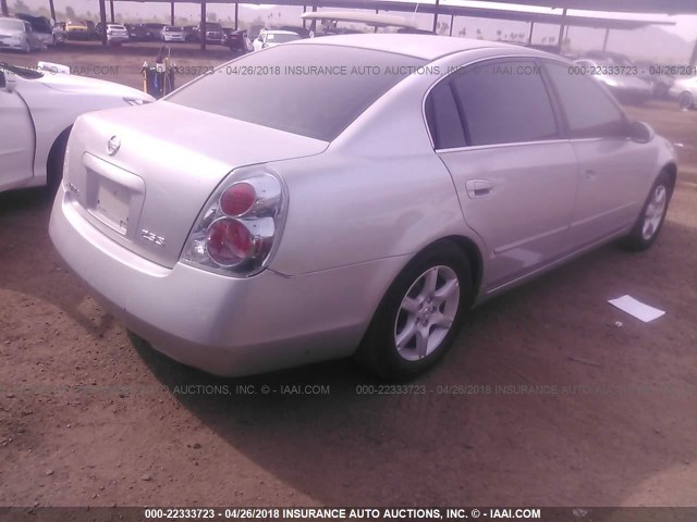 1N4AL11E65C112938 - 2005 NISSAN ALTIMA S/SL SILVER photo 4