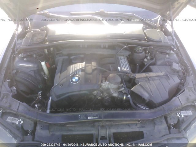 WBAVA33598KX85210 - 2008 BMW 328 I GRAY photo 10