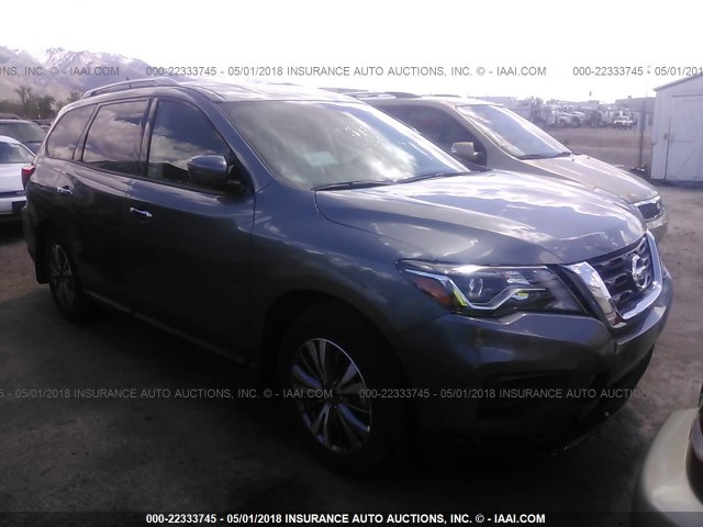 5N1DR2MN3JC624783 - 2018 NISSAN PATHFINDER S/SV/SL/PLATINUM 灰色 照片 1