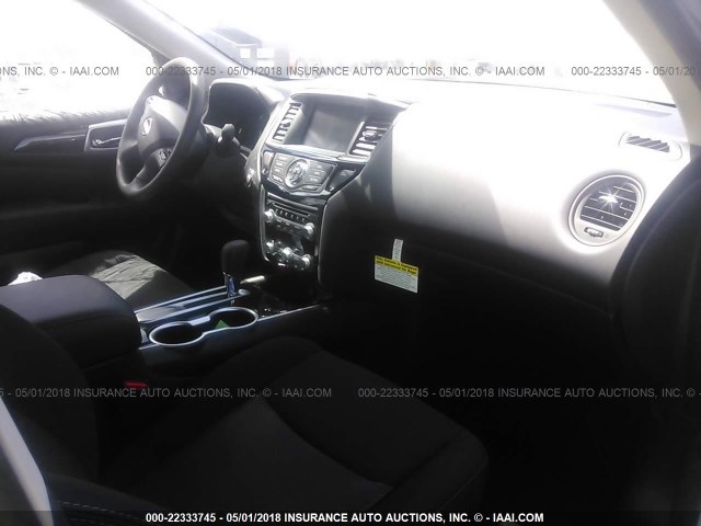 5N1DR2MN3JC624783 - 2018 NISSAN PATHFINDER S/SV/SL/PLATINUM 灰色 照片 5