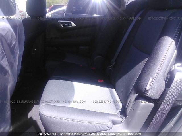 5N1DR2MN3JC624783 - 2018 NISSAN PATHFINDER S/SV/SL/PLATINUM 灰色 照片 8