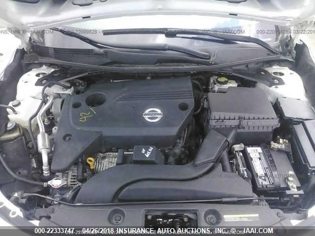 1N4AL3AP7DN568267 - 2013 NISSAN ALTIMA 2.5/S/SV/SL WHITE photo 10