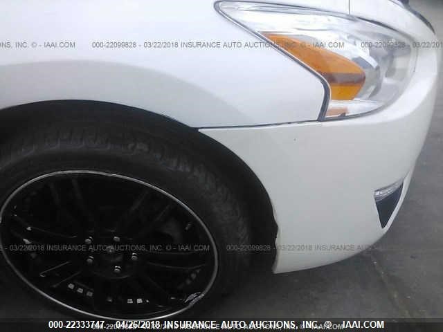 1N4AL3AP7DN568267 - 2013 NISSAN ALTIMA 2.5/S/SV/SL WHITE photo 6