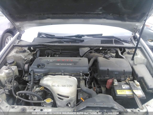 4T1BE32K44U868801 - 2004 TOYOTA CAMRY LE/XLE/SE 灰色 照片 10