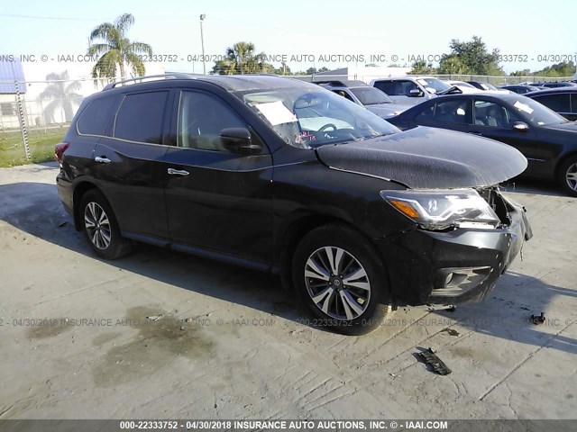 5N1DR2MN8HC613157 - 2017 NISSAN PATHFINDER S/SV/SL/PLATINUM 黑色 照片 1